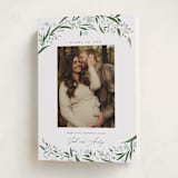 "Aurelia" - Holiday Birth Announcement Cards in Winter by Erin L. Wilson - Folded Card