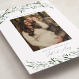 "Aurelia" - Holiday Birth Announcement Cards in Winter by Erin L. Wilson - Detail