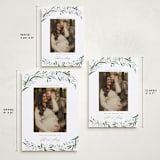"Aurelia" - Holiday Birth Announcement Cards in Winter by Erin L. Wilson - Formats Available