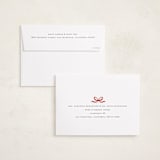 "Our Blessed Gift" - Holiday Birth Announcement Cards in Cherry by Nicoletta Savod - FREE Recipient Addressing
