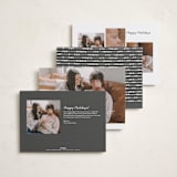 "New Addition" - Holiday Birth Announcement Cards in Winter by Heather Schertzer - Back of Card Options