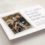 "New Addition" - Holiday Birth Announcement Cards in Winter by Heather Schertzer - Detail