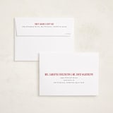 "Something Kind of Wonderful" - Holiday Birth Announcement Cards in Raspberry Pie by Corinne Malesic - FREE Recipient Addressing