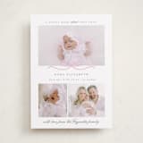 "Baby's First" - Holiday Birth Announcement Cards in Candy by Emily Betts - Front