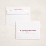 "Oh What Fun" - Holiday Birth Announcement Cards in Mulled Wine by Stacy Maalouf - FREE Recipient Addressing