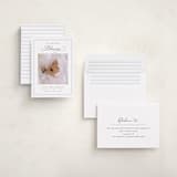 "Christmas Blessing" - Holiday Birth Announcement Cards in Sky by Nicoletta Savod - Assembled