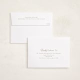 "More Love" - Holiday Birth Announcement Cards in Snow by Angela Garrick - FREE Recipient Addressing