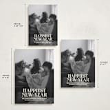 "News" - Holiday Birth Announcement Cards in Champagne by Jenna Holcomb - Formats Available