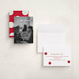 "Extra Cheer" - Holiday Birth Announcement Cards in Snow by fatfatin - Assembled