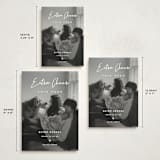 "Extra Cheer" - Holiday Birth Announcement Cards in Snow by fatfatin - Formats Available