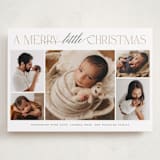 "New Addition" - Holiday Birth Announcement Cards in Balsam Fir by Benita Crandall - Front