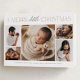 "New Addition" - Holiday Birth Announcement Cards in Balsam Fir by Benita Crandall - Folded Card