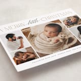 "New Addition" - Holiday Birth Announcement Cards in Balsam Fir by Benita Crandall - Detail