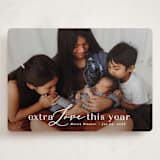 "New Year Baby" - Holiday Birth Announcement Cards in Cotton by Angela Thompson - Front