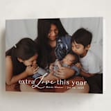 "New Year Baby" - Holiday Birth Announcement Cards in Cotton by Angela Thompson - Folded Card