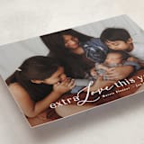 "New Year Baby" - Holiday Birth Announcement Cards in Cotton by Angela Thompson - Detail