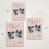 "Extra" - Holiday Birth Announcement Cards in Berry by Vivian Yiwing - Formats Available