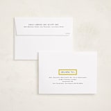 "Brighter Side" - Holiday Birth Announcement Cards in Citron by Amy Kross - FREE Recipient Addressing