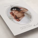 "More joy" - Holiday Birth Announcement Cards in Pine by Maja Cunningham - Detail