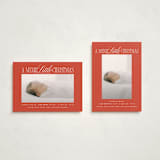 "Littlest Christmas" - Holiday Birth Announcement Cards in Poinsettia by Brooke Chandler - Photo Orientation Options