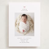 "our precious gift" - Holiday Birth Announcement Cards in Candy Cane by Carolyn Nicks - Front