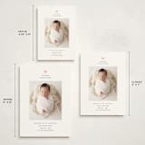 "our precious gift" - Holiday Birth Announcement Cards in Candy Cane by Carolyn Nicks - Formats Available