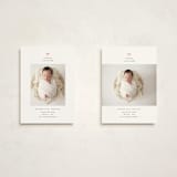 "our precious gift" - Holiday Birth Announcement Cards in Candy Cane by Carolyn Nicks - Photo Orientation Options