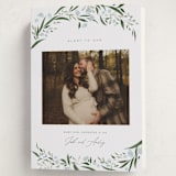 "Aurelia" - Holiday Birth Announcement Cards in Winter by Erin L. Wilson - Folded Card