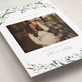 "Aurelia" - Holiday Birth Announcement Cards in Winter by Erin L. Wilson - Detail