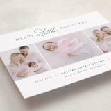 "Christmas Baby" - Holiday Birth Announcement Cards in Forest by Jen Banks - Detail