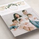 "Our Angel" - Holiday Birth Announcement Cards in Juniper by Jenna Holcomb - Detail