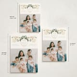 "Our Angel" - Holiday Birth Announcement Cards in Juniper by Jenna Holcomb - Formats Available