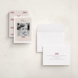 "Our Blessed Gift" - Holiday Birth Announcement Cards in Vanilla by Nicoletta Savod - Assembled