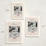 "Our Blessed Gift" - Holiday Birth Announcement Cards in Vanilla by Nicoletta Savod - Formats Available