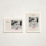 "Our Blessed Gift" - Holiday Birth Announcement Cards in Vanilla by Nicoletta Savod - Photo Orientation Options