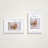"Christmas Blessing" - Holiday Birth Announcement Cards in Sky by Nicoletta Savod - Photo Orientation Options