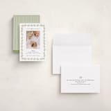 "Little Christmas" - Holiday Birth Announcement Cards in Mistletoe by Julie Murray - Assembled