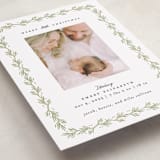 "Little Christmas" - Holiday Birth Announcement Cards in Mistletoe by Julie Murray - Detail