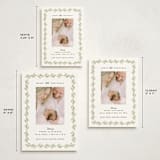 "Little Christmas" - Holiday Birth Announcement Cards in Mistletoe by Julie Murray - Formats Available