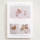 "Baby's First" - Holiday Birth Announcement Cards in Candy by Emily Betts - Front