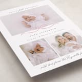 "Baby's First" - Holiday Birth Announcement Cards in Candy by Emily Betts - Detail