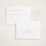 "first christmas monogram" - Holiday Birth Announcement Cards in Blush by Ellen Schlegelmilch - FREE Recipient Addressing
