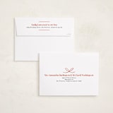 "Best Gift Ever bow" - Holiday Birth Announcement Cards in Citrus by Alethea and Ruth - FREE Recipient Addressing