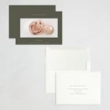 "More to Love" - Holiday Birth Announcement Cards in Serenity by Blustery August - Assembled
