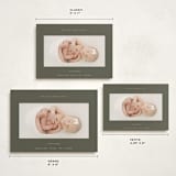 "More to Love" - Holiday Birth Announcement Cards in Serenity by Blustery August - Formats Available
