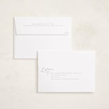 "together" - Holiday Birth Announcement Cards in Snowflake by Everett Paper Goods - FREE Recipient Addressing
