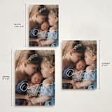 "together" - Holiday Birth Announcement Cards in Snowflake by Everett Paper Goods - Formats Available