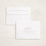 "Merrier This Year" - Holiday Birth Announcement Cards in Toffee by Everett Paper Goods - FREE Recipient Addressing