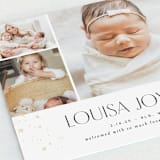 "Star Slideshow" - Birth Announcements in Pearl by Alethea and Ruth - Detail