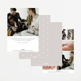 "Initially" - Birth Announcements in Slate by Carolyn MacLaren - Back of Card Options